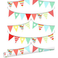 TAPETE Girlande 53 cm x 10.05 m - Rot, Papier (53/0.1cm) - ESTAhome