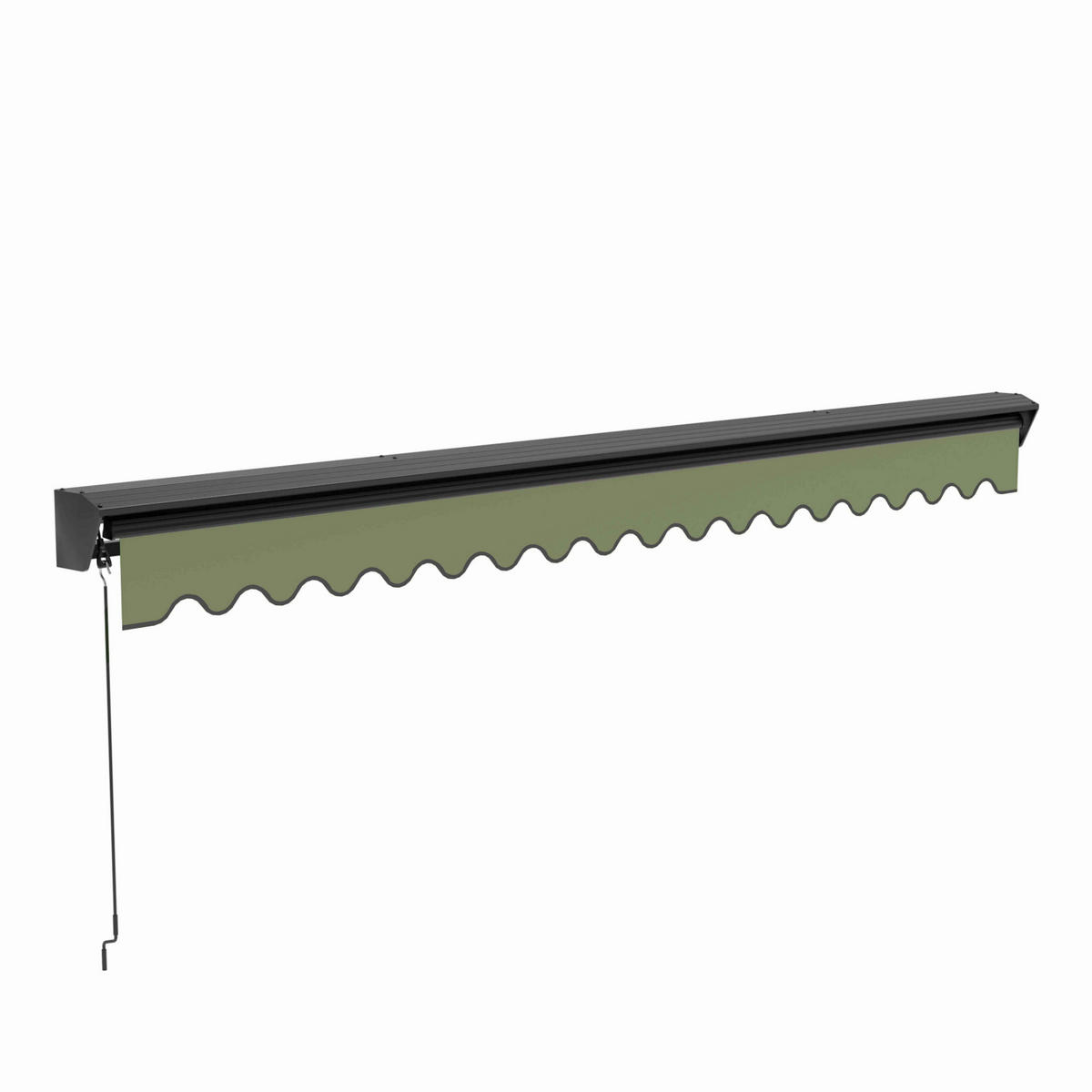 MARKISE 2,50x2m, Kaktusgrün - Grün, Metall (200/1/250cm) - Oviala