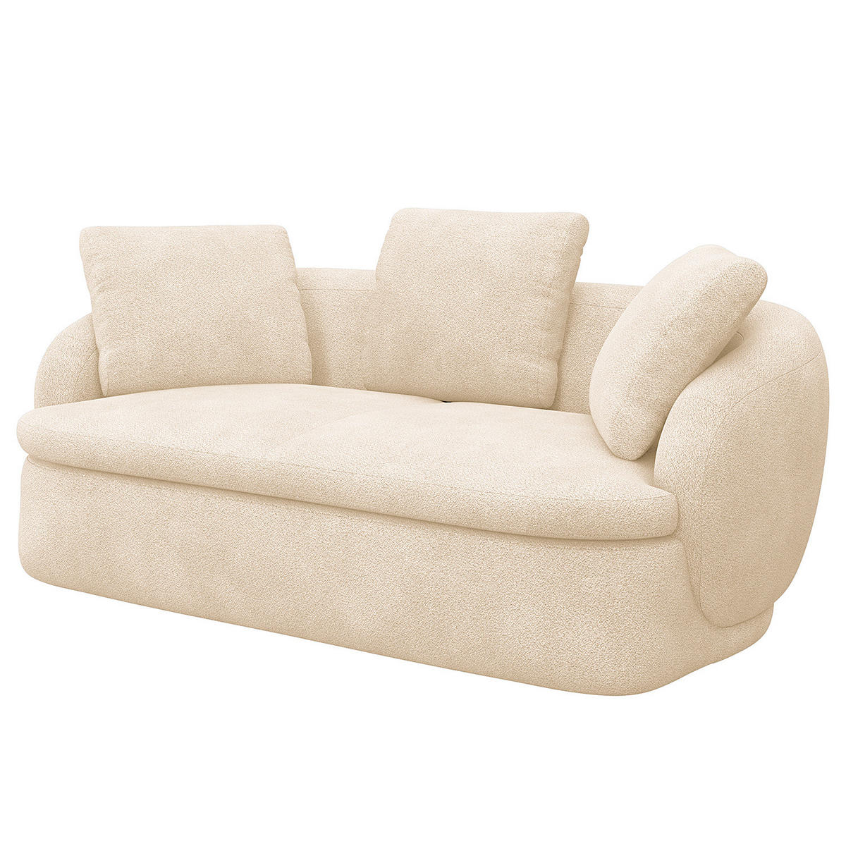 2,5-SITZER SOFA - Beige, Textil (186/74/102cm) - home24
