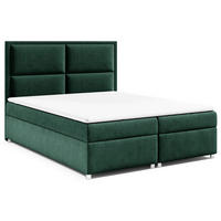 BOXBETT mit Bettkasten Trinity K-11 Bonellfederkern - Grün, Holz/Holzwerkstoff (200/200cm) - Best For Home