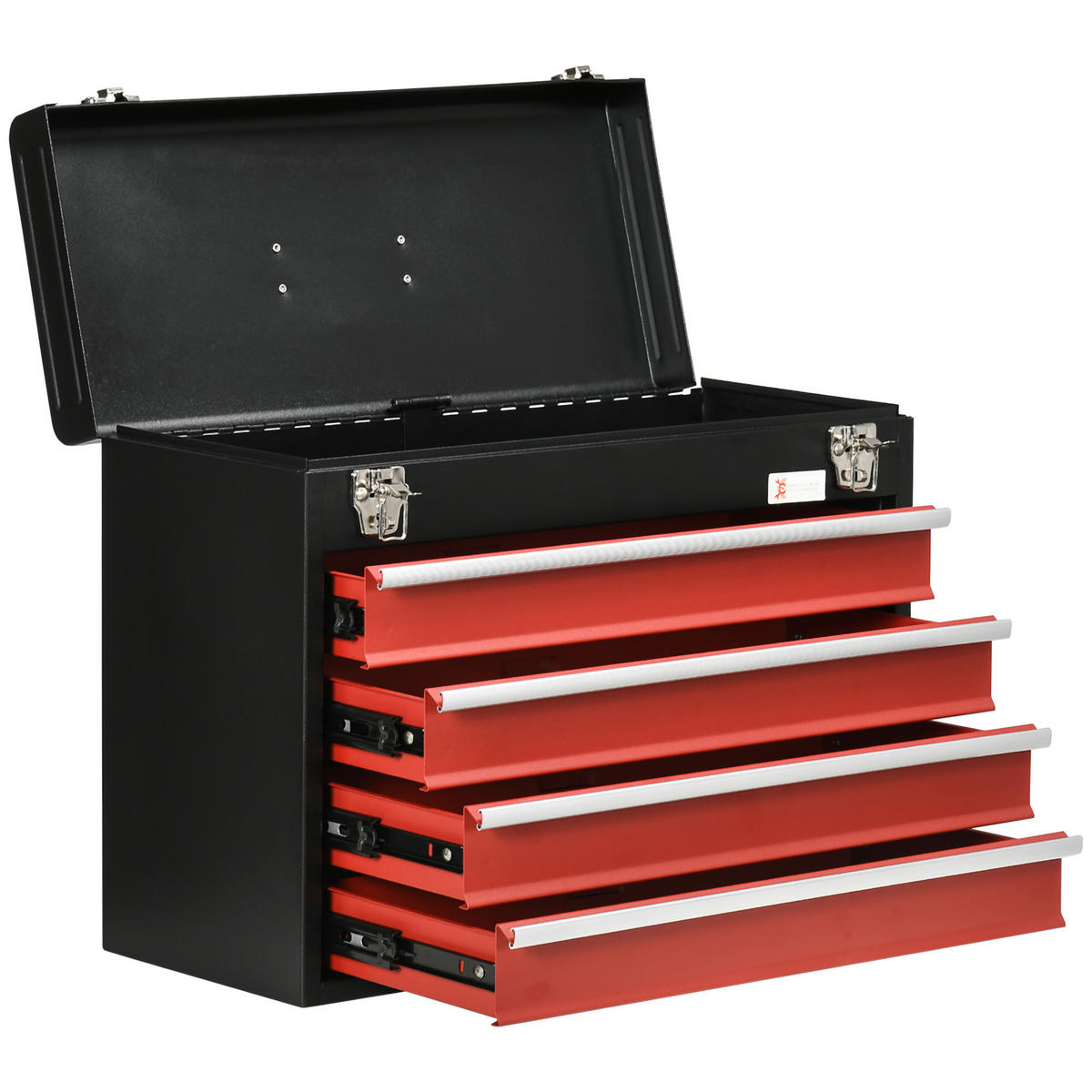 WERKZEUGKASTEN DE-18482 Schwarz - Schwarz, Metall (22/39.5/51cm) - ComfortXL