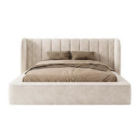POLSTERBETT GONDO 200x200 cm, Weiß - Weiß, Textil (200/200cm) - Fedve