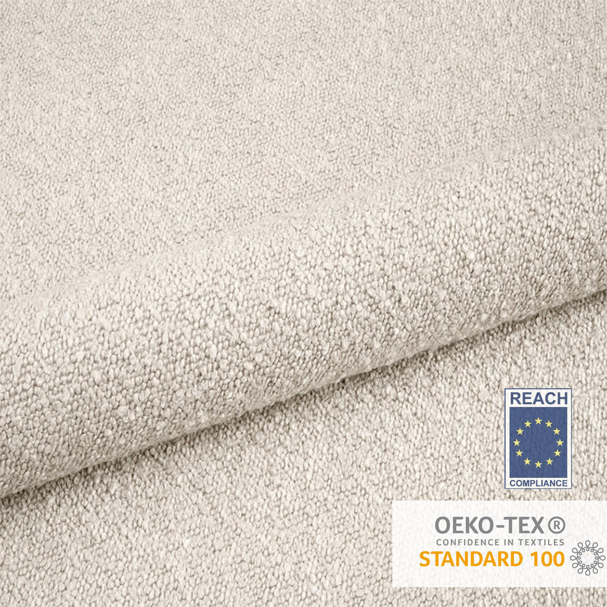 BOXBETT Organic Beige 200/200 cm mit Bonellmatratze und Topper - Beige/Schwarz, Holz/Holzwerkstoff (200/200cm) - Maison de Reve