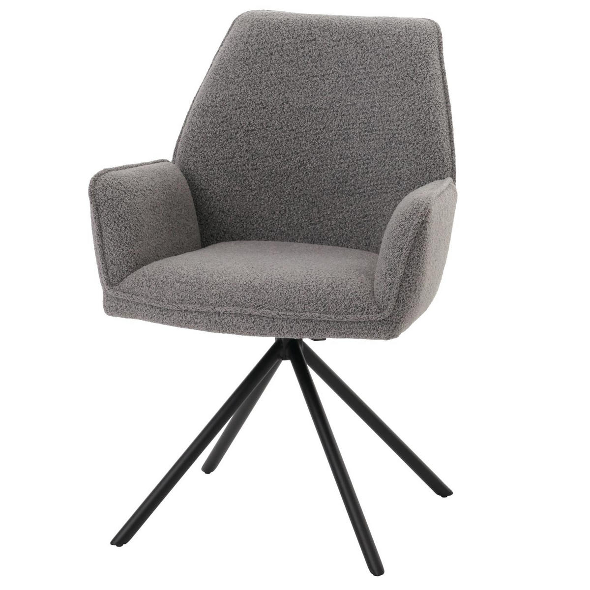 ESSZIMMERSTUHL Hellgrau 6er-Set - Hellgrau, Textil (60/86/60cm) - MCW