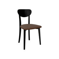 ESSZIMMERSTUHL Hugo VII - Schwarz/Braun, Holz/Textil (47/86/48cm) - MIRJAN24