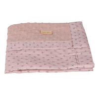 BABYDECKE 80 x 80 cm Lil Planet rosa - Altrosa, Textil (80/80cm) - Roba