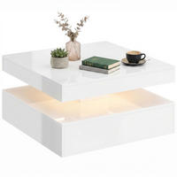 COUCHTISCH Weiß 1 Stück - Weiß, Kunststoff (78/78/40cm) - GiPP