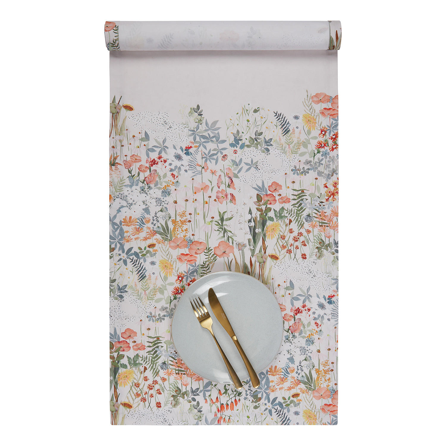 TISCHLÄUFER Montecito - Multicolor, Textil (50/160cm) - BUTLERS