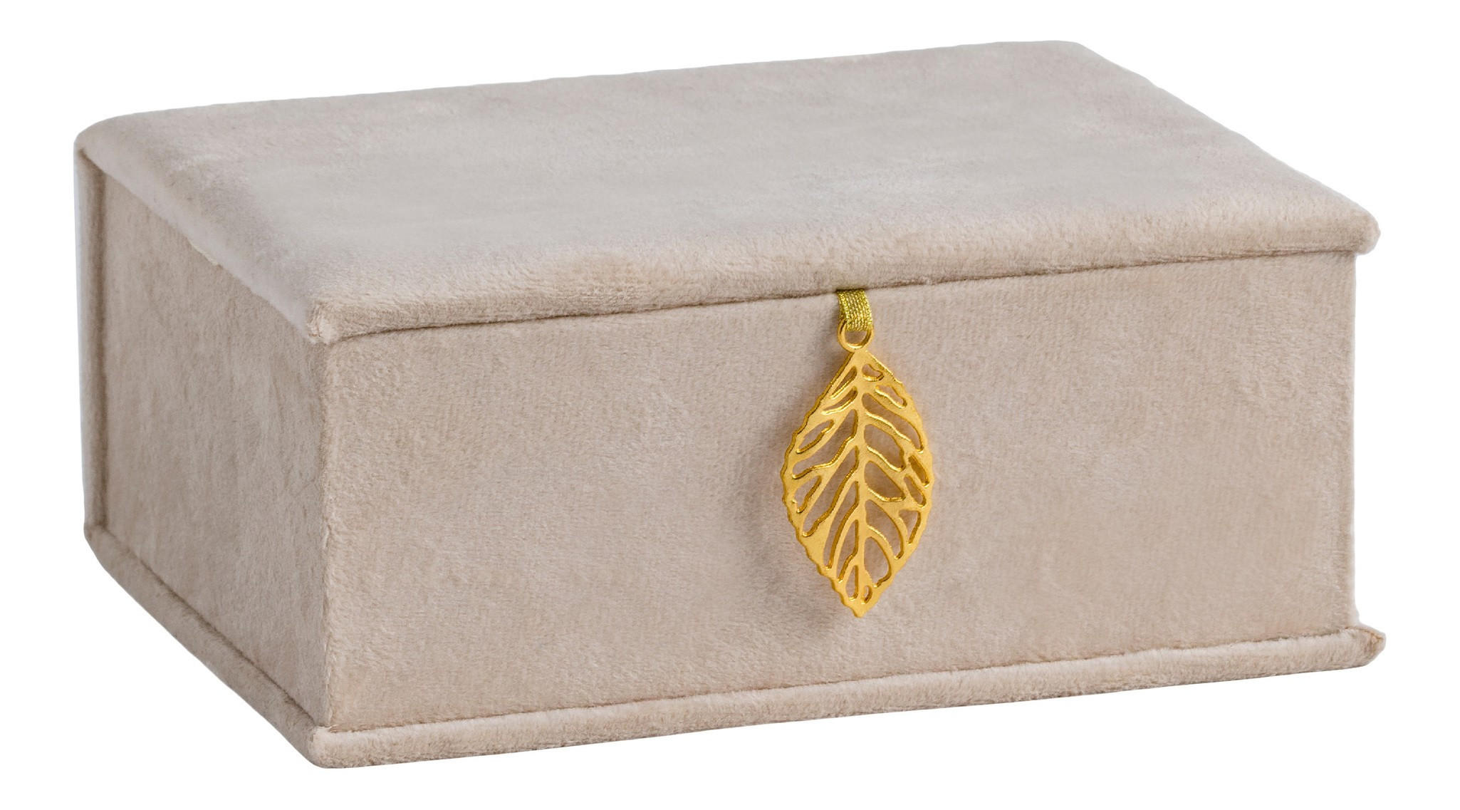 SCHMUCKKÄSTCHEN Angeles - Beige, Holzwerkstoff (12/7.5/17.5cm) - home&you