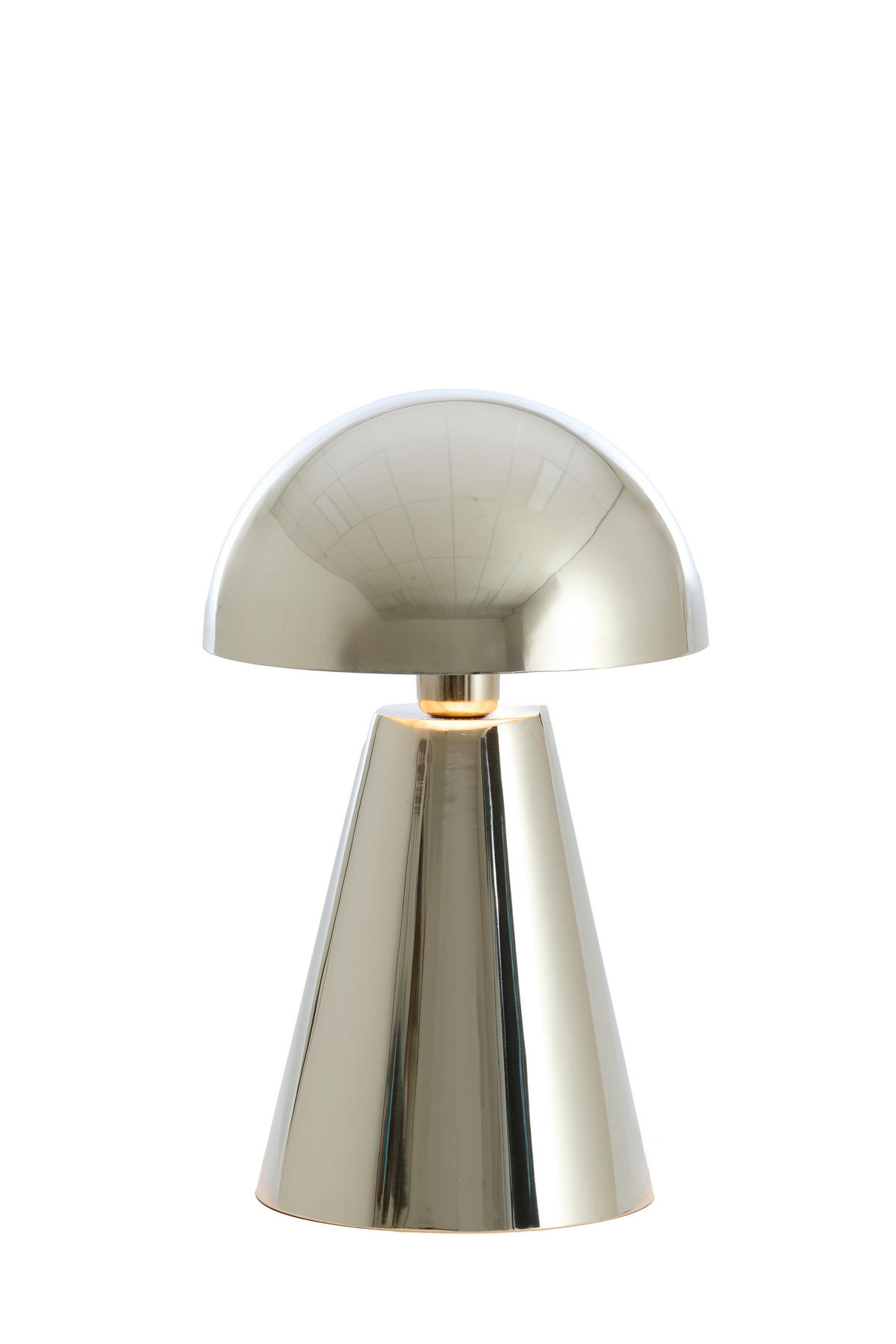 TISCHLAMPE Surrina Silber Ø26/41 cm - Silberfarben, Metall (26/26/41cm) - Light & Living