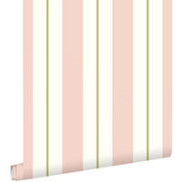 TAPETE Streifen 0.53 x 10.05 m - Pink, Papier (53/1000cm) - ESTAhome