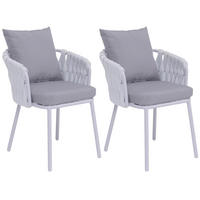 ESSZIMMERSTUHL Hellgrau - Hellgrau, Metall (56/71/57cm) - MCW