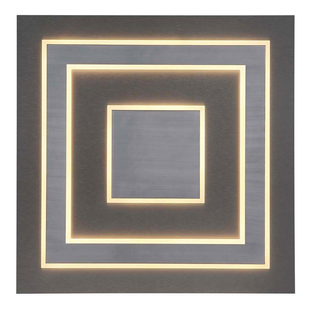 LED DECKENLEUCHTE JAYDEN Anthrazit Grau - Anthrazit, Metall (60/60/5.5cm) - Globo Lighting