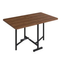 KLAPPTISCH 120/80 cm DE-39804 Walnussholzfarbe - Walnussfarben, Holzwerkstoff (80/120/75cm) - ComfortXL