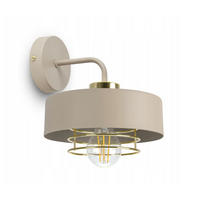 WANDLEUCHTE ECRU - Beige, Metall (22/23/20cm) - kiki design
