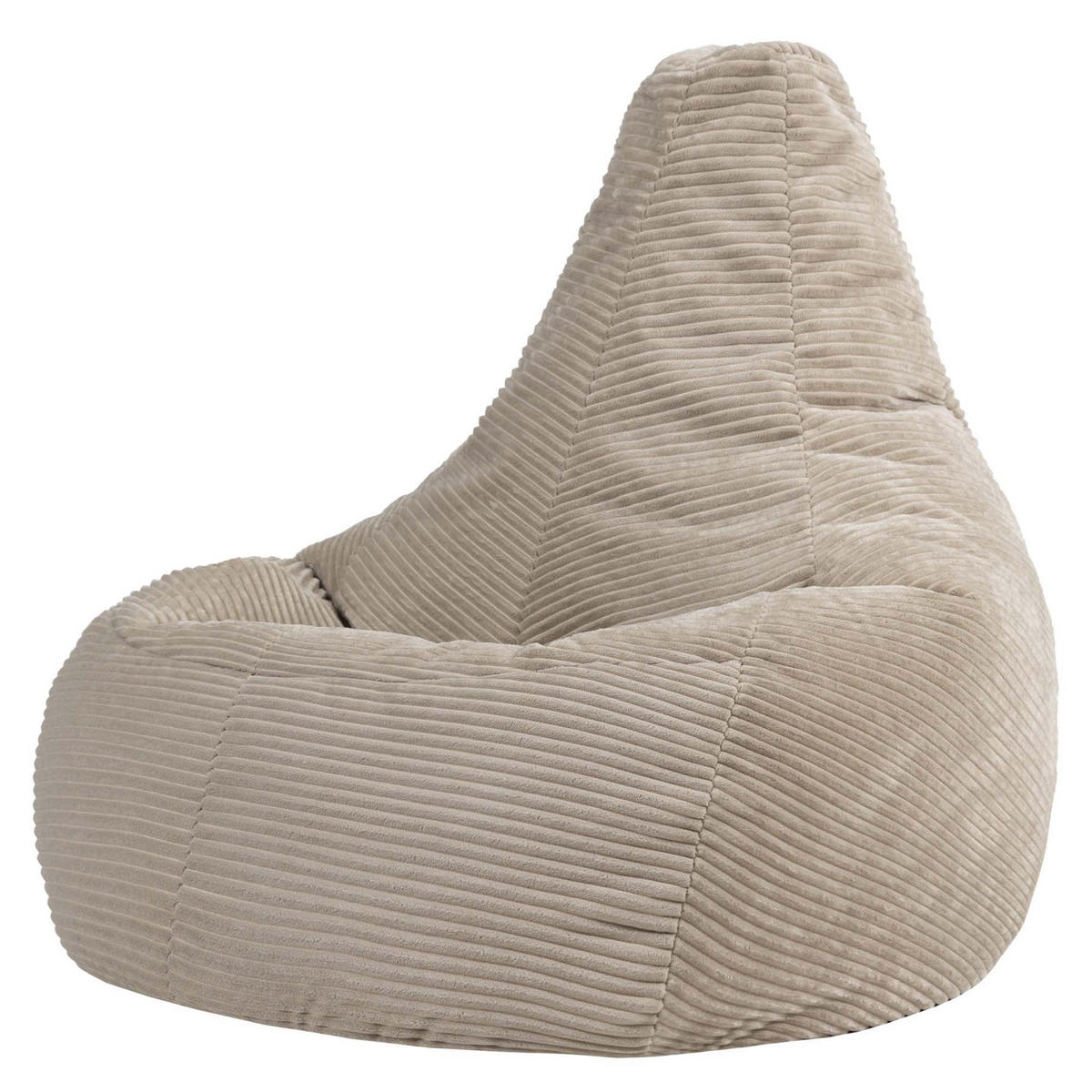 SITZSACK Dalton XXL Cord - Beige, Textil (94/85/92cm) - icon