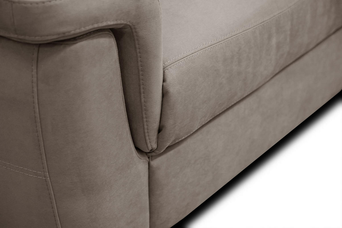 SOFA JONES 2-Sitzer, greige - Greige, Holzwerkstoff/Textil (166/102/99cm) - Courtois Laville