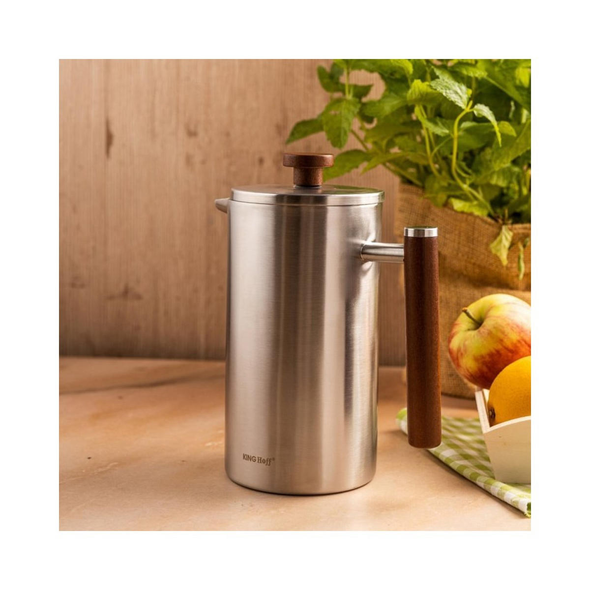 TEEKANNE Silber 10/10/22 cm 64465 - Silberfarben, Metall (1L) - Kinghoff 