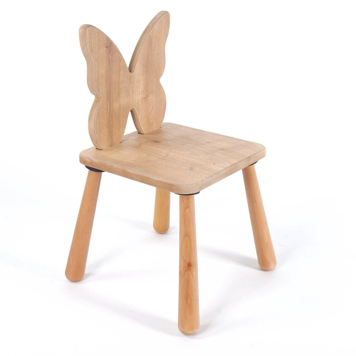 KINDERSTUHL mit schmetterlingslehne 30/30/57 cm - Eichefarben, Holzwerkstoff (30/57/31cm) - Calicosy