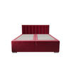 BOXBETT ZILANO 2 mit Matratze H3 und Topper 140x200 Itaka 34 - Rot, Holz/Textil (140/200cm) - Bedante