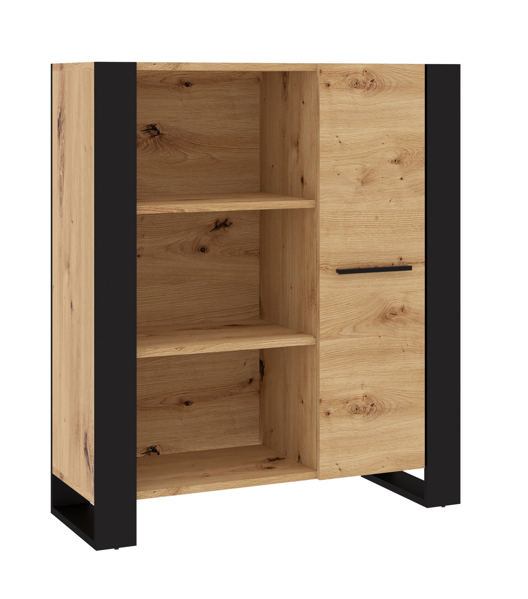 REGAL Artisann 90/110/45 - Eiche Artisan, Holzwerkstoff (90/110/45cm) - RAUMHIRSCH FURNITURE