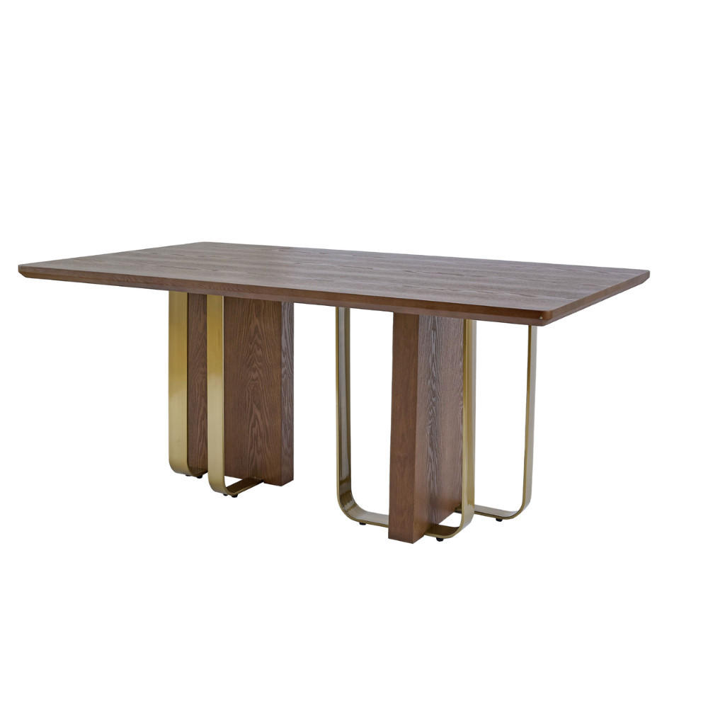 ESSTISCH Tema in edler Marmoroptik 180cm - Braun, Keramik (180/100/76cm) - alesvelt