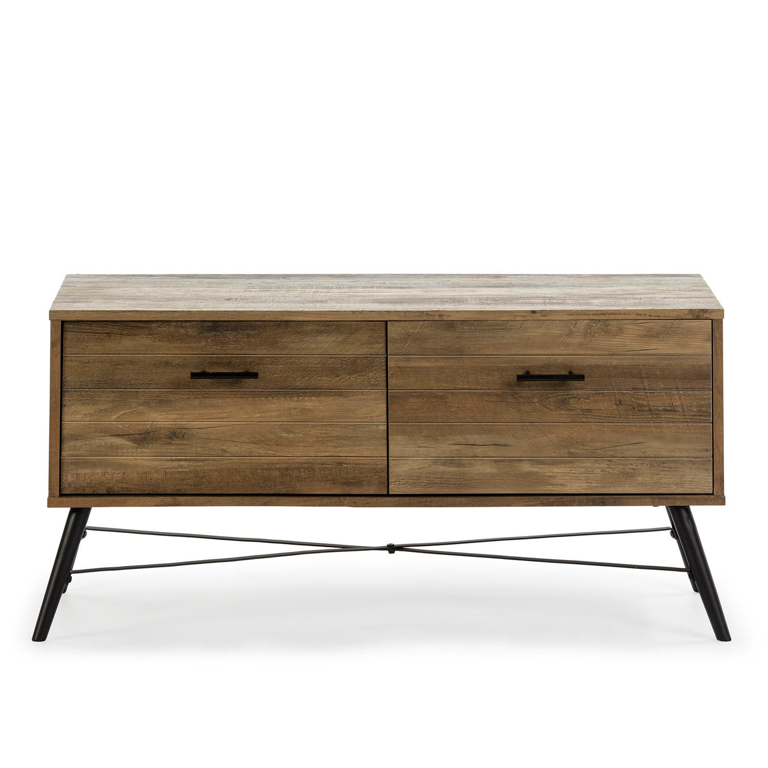 TV-ELEMENT Clavel 2 Schubladen - Wildeiche, Holzwerkstoff (100/50/40cm) - VS Venta-stock