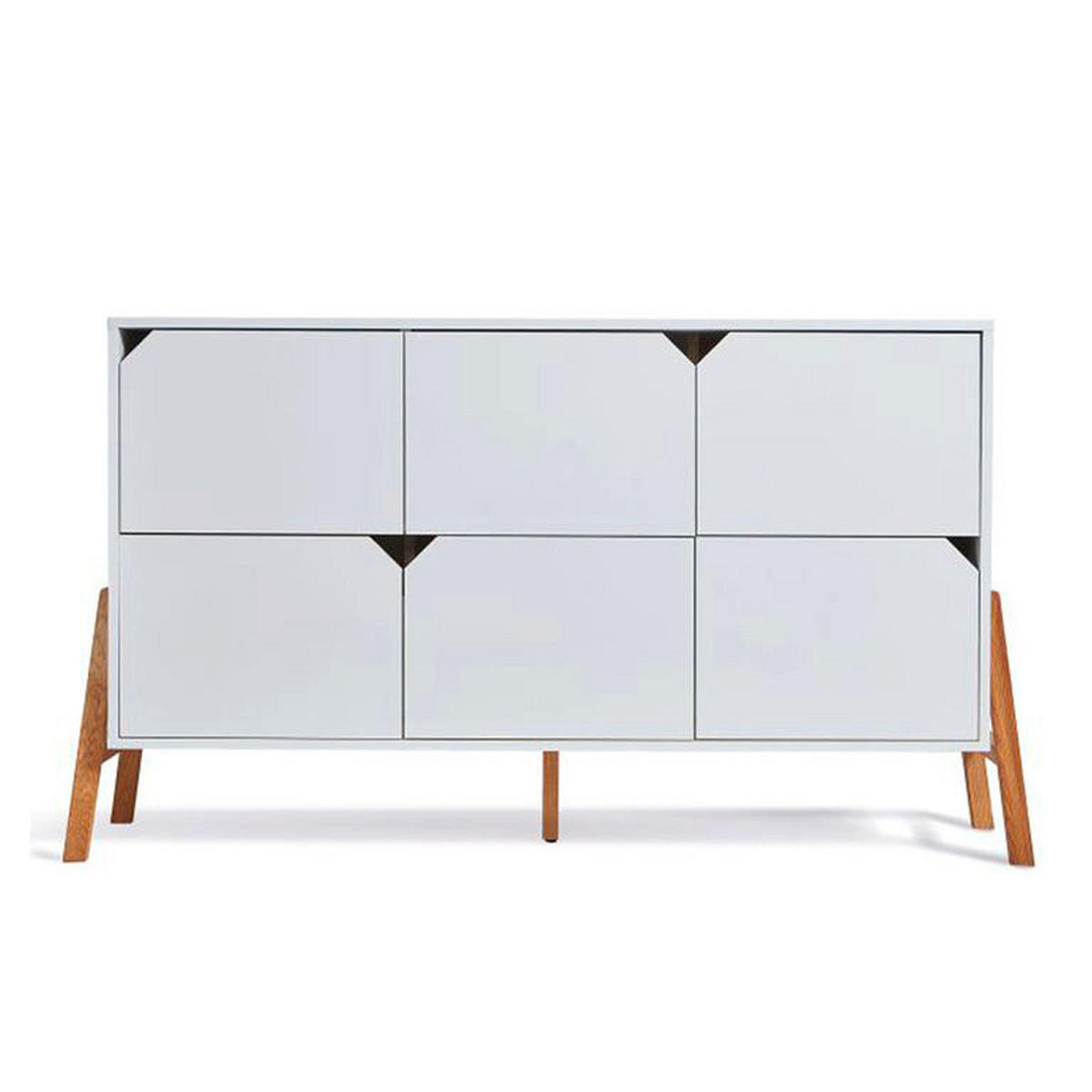 KOMMODE Weiß - Weiß, Holzwerkstoff (150/85/50cm) - Petits-meubles