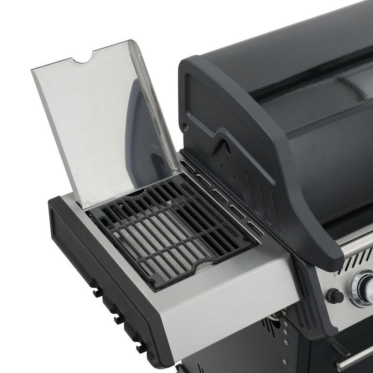 GASGRILL S-318 Schwarz mit 3 Hauptbrenner Schwarz/Silber - Silberfarben/Schwarz, Metall (137/119/64cm) - CHEFGASTRO