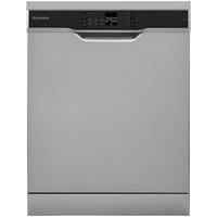 GESCHIRRSPÜLER freistehend, 60 cm Spülmaschine, 12 Maßgedecke, 6 Programme, AquaStop, Eco, Silber - Silberfarben, Kunststoff/Metall (59.8/85/59.8cm) - Telefunken