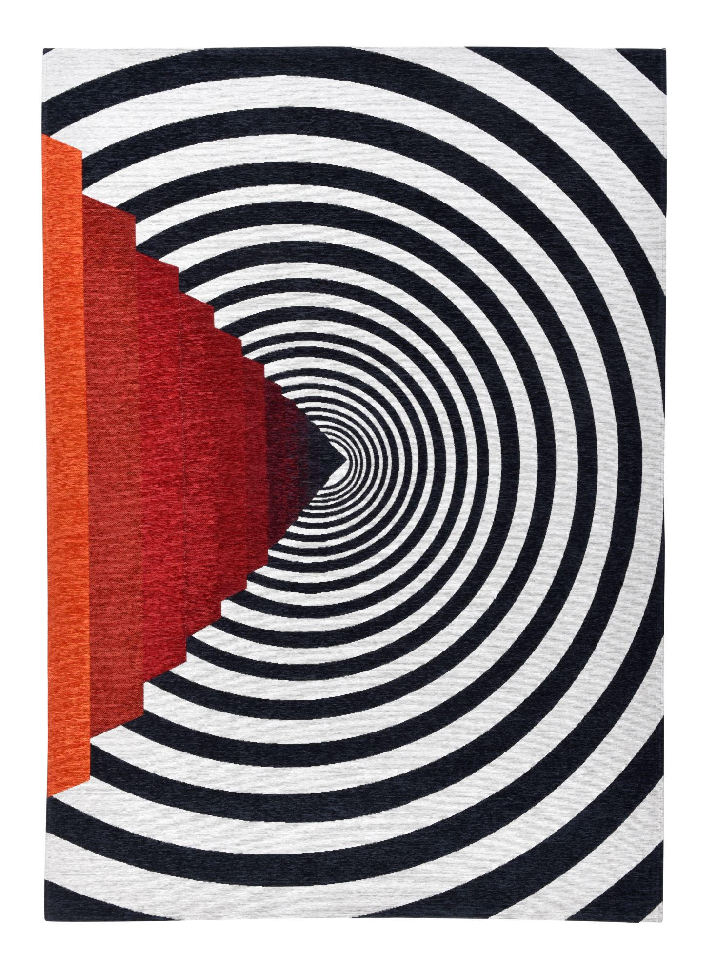 FLACHWEBETEPPICH Cosima 80x160 cm - Rot, Textil (80/160cm) - Gino Falcone