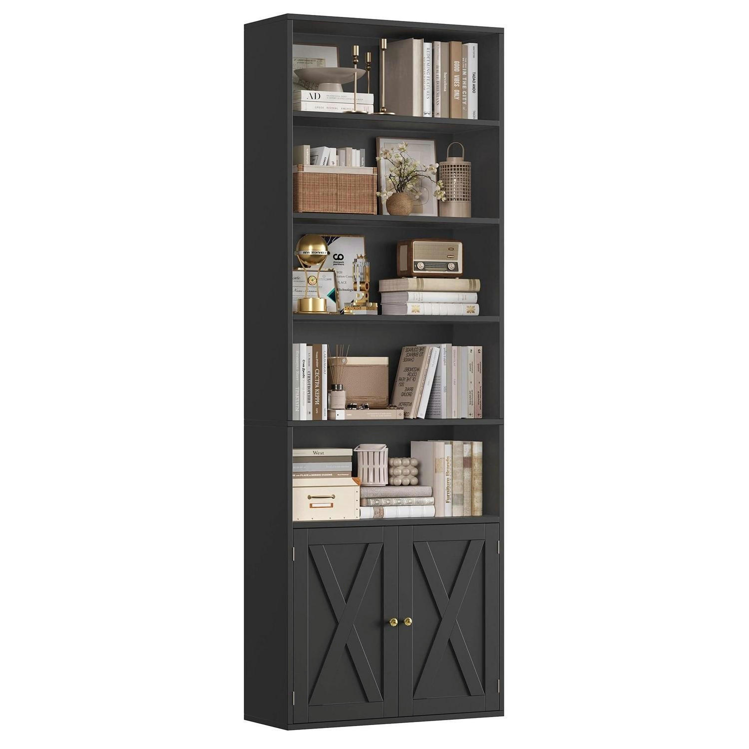 XXXLutz Bücherregal Schwarz 60x209x23.5 cm