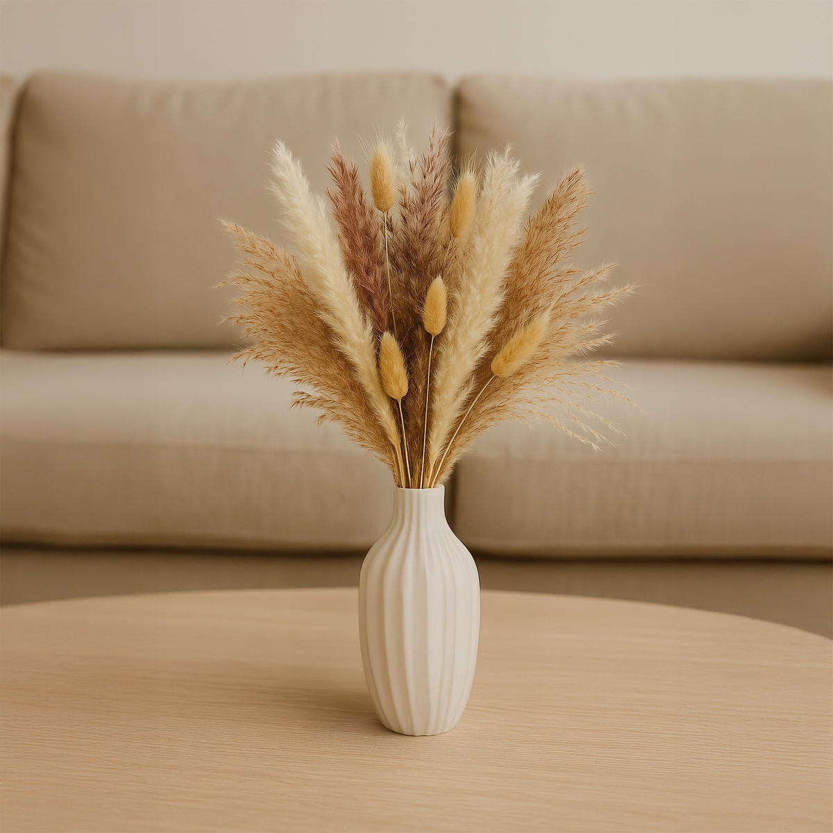 144XPAMPASGRAS - Multicolor, Textil (41cm) - Relaxdays