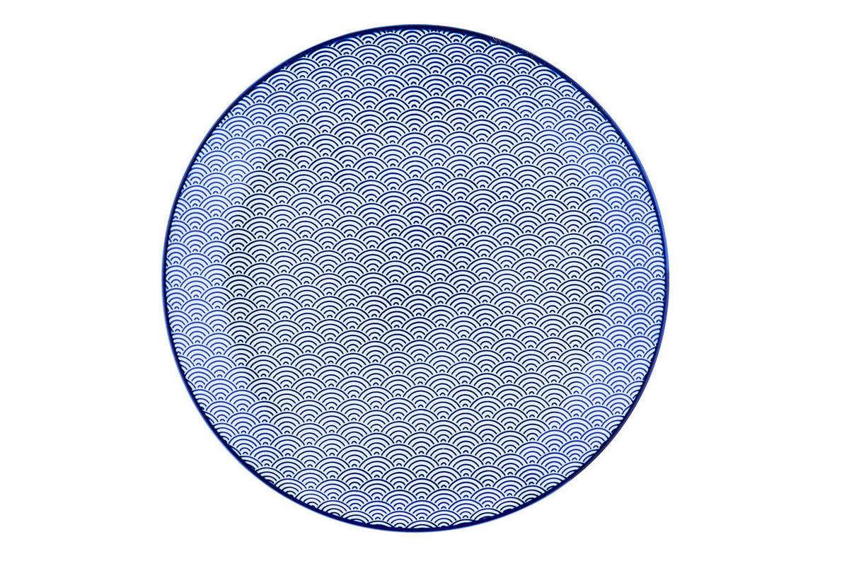 TELLER Pattern Ø26cm - 6er-Set - Dunkelblau - Blau, Keramik (26cm) - Björn