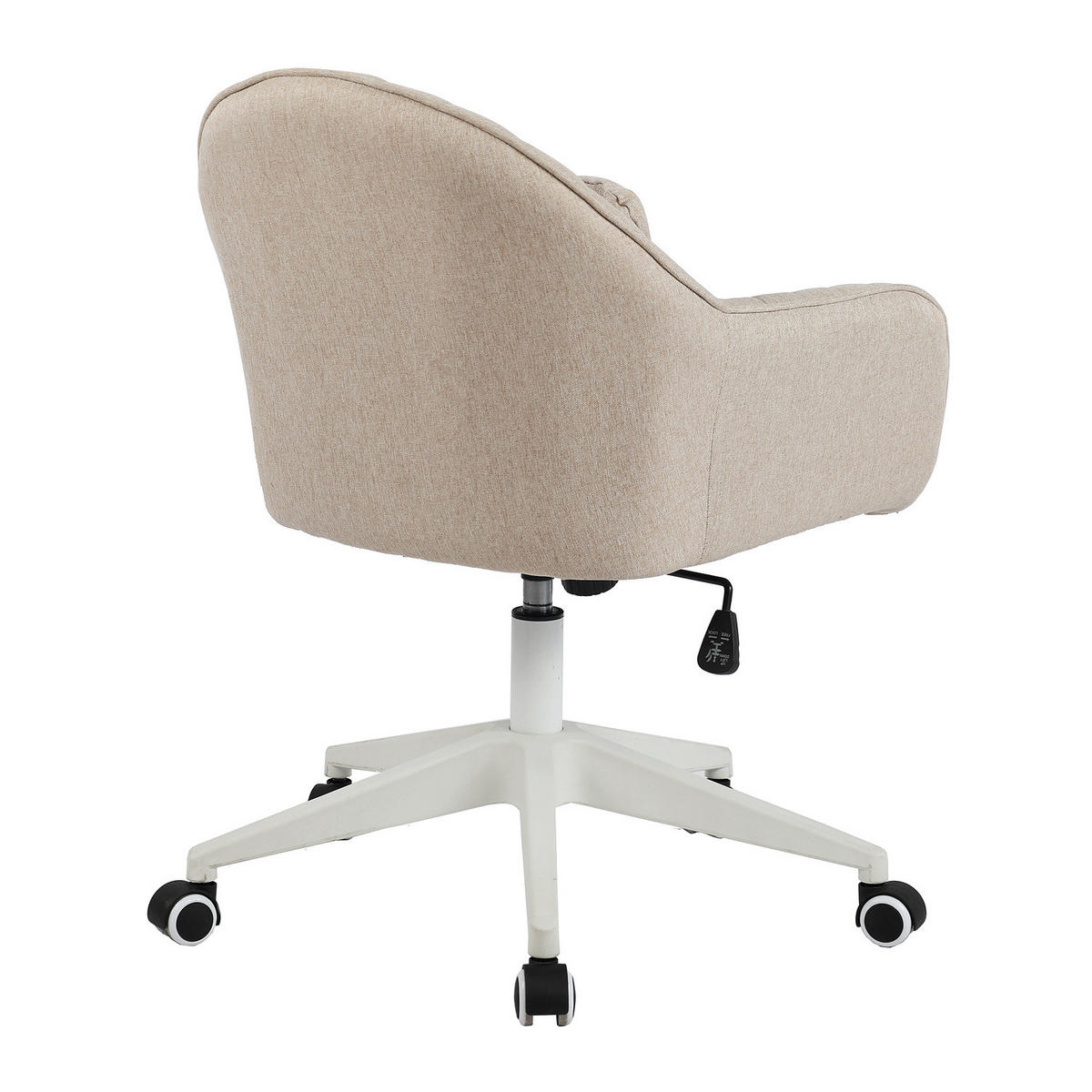 BÜRODREHSTUHL - Microfaser / Kunststoff - Grau, Kunststoff (59/93/65cm) - home24