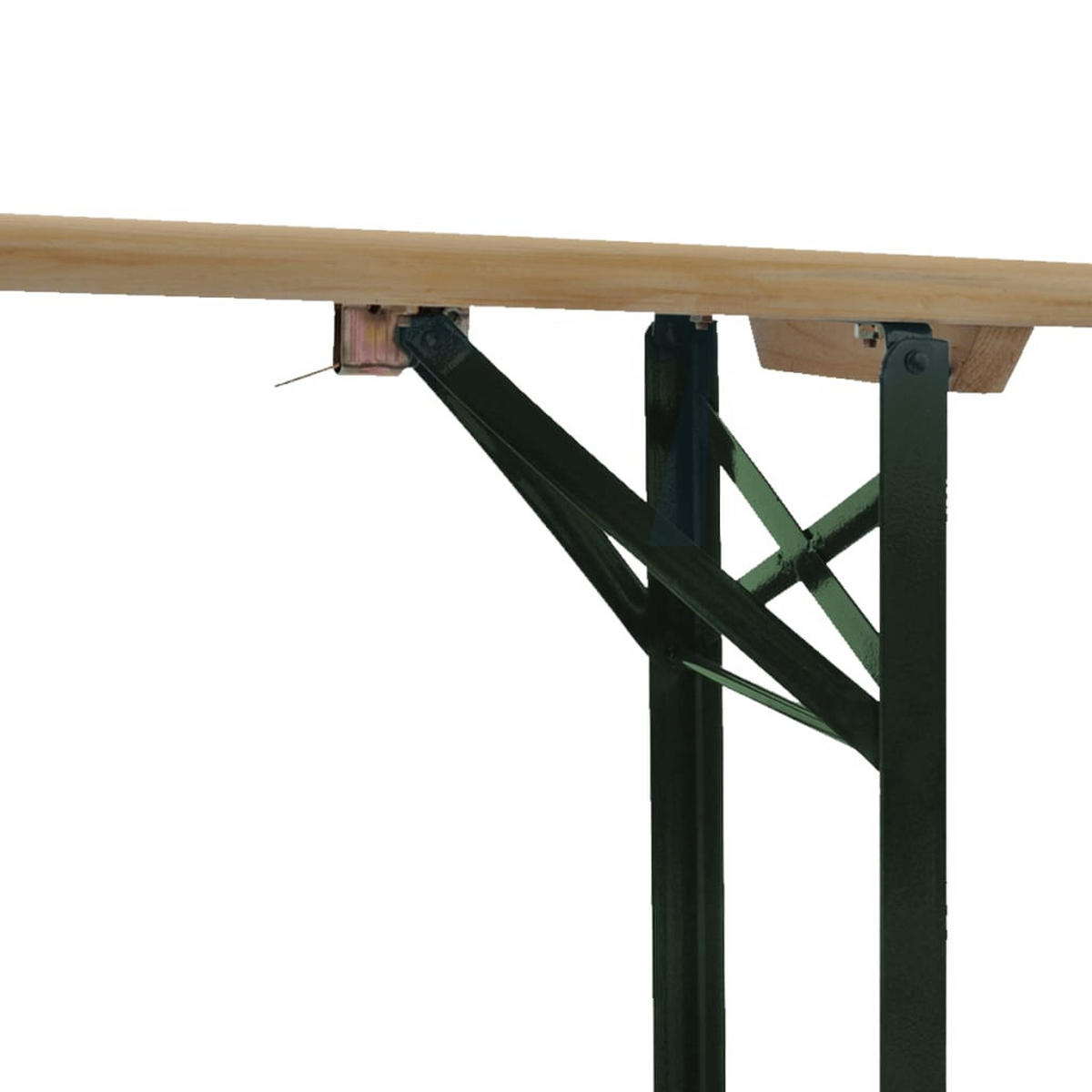 GARTENTISCH Tischhold 75/46/220 cm - Hellbraun, Naturmaterialien (220/75/46cm) - ZMH