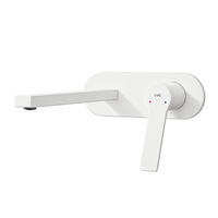 WASCHTISCHARMATUR mit Luftsprudler Messing Weiß - Weiß, Metall (21/7/28.8cm) - EMKE