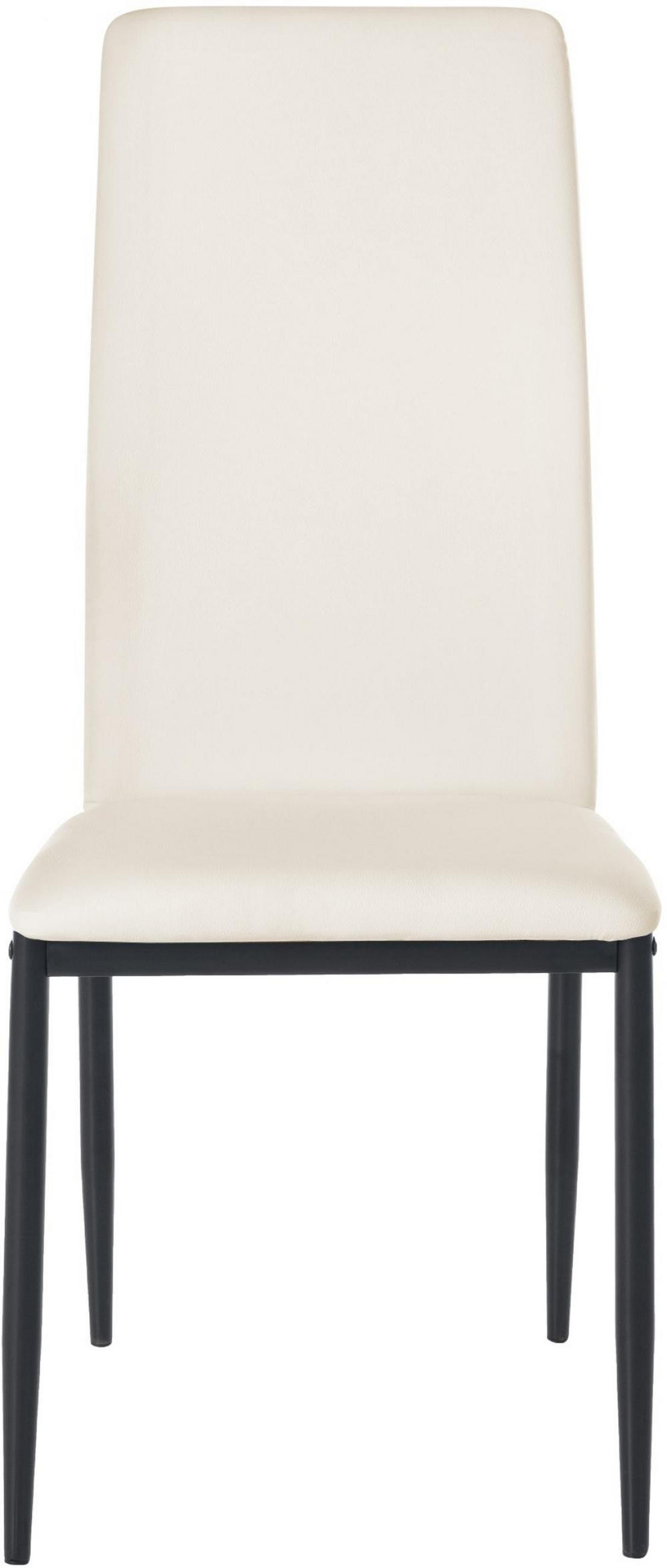 STUHL Lederlook creme - Creme, Textil/Metall (41.5/99/40cm) - CLP