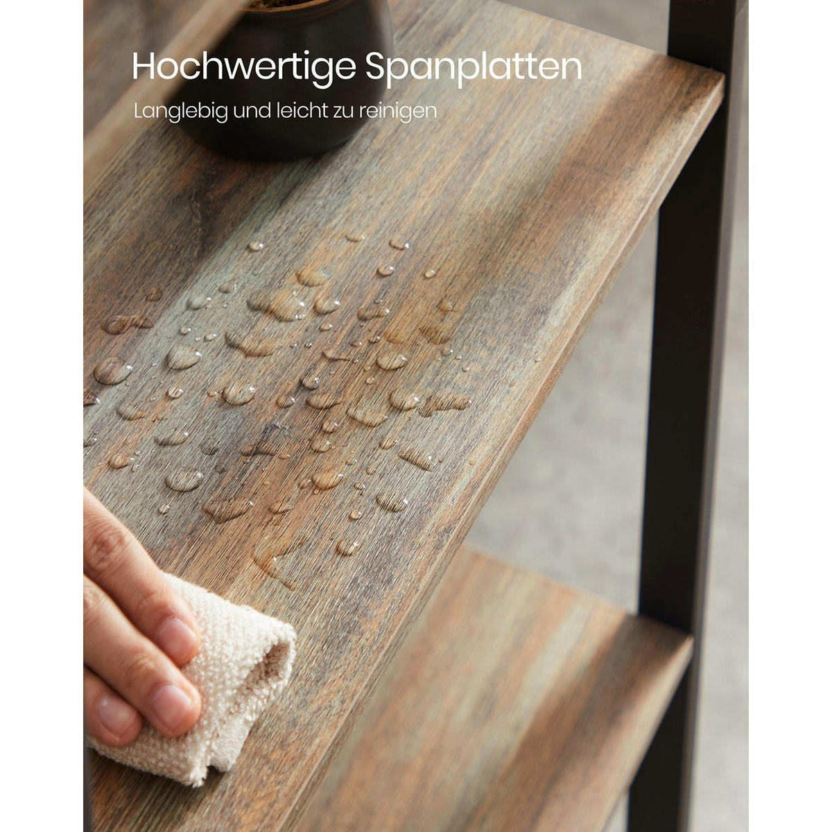 BÜCHERREGAL LIBREVILLE - Zwetschgeholzfarben, Holzwerkstoff (158/166/24cm) - Hansiro