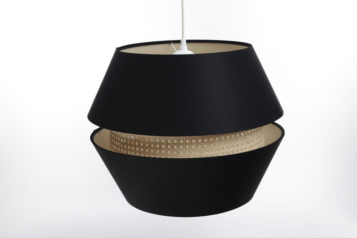 HÄNGELEUCHTE Schwarz 50/40 cm - Schwarz, Kunststoff (50/1.3/40cm) - ONZENO