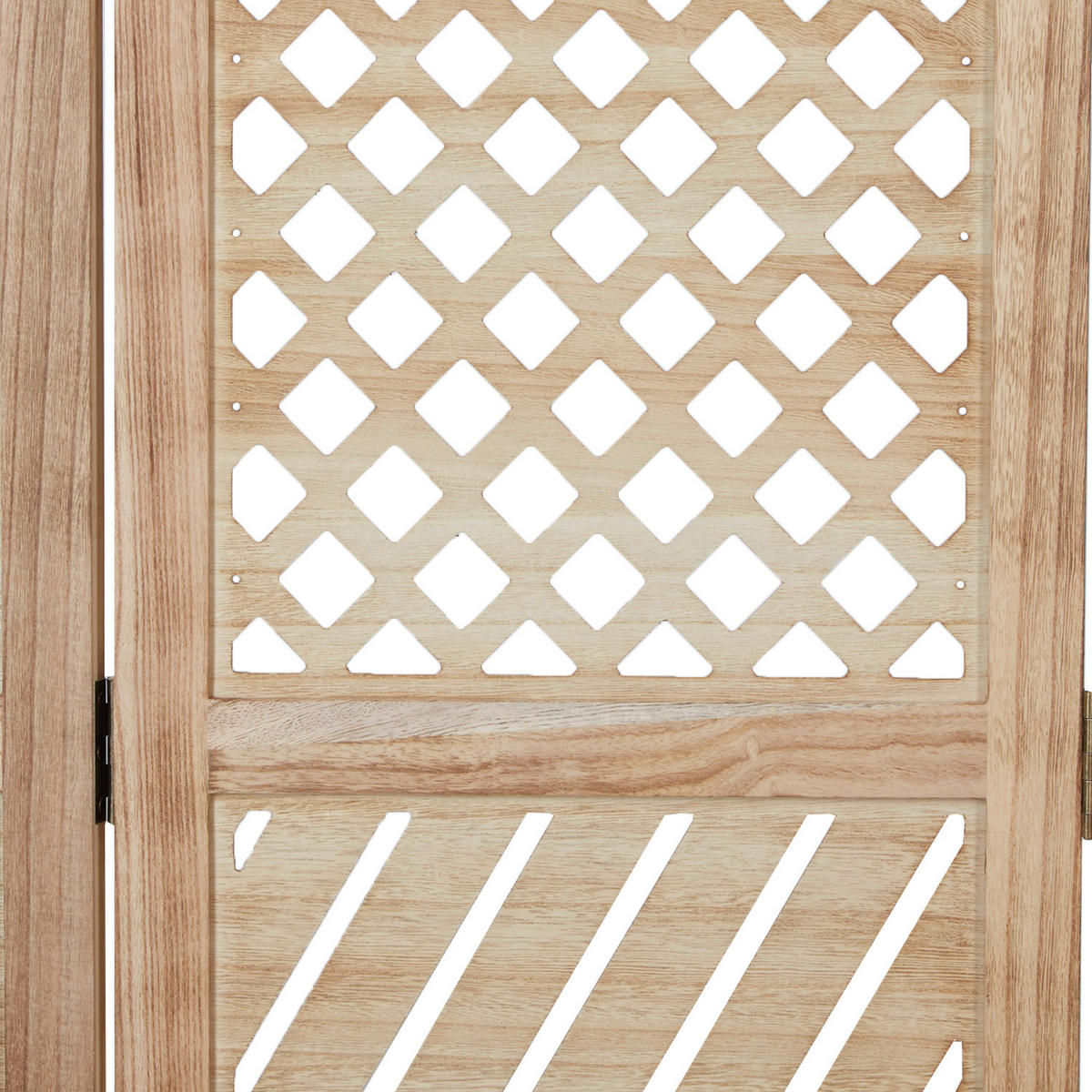 PARAVENT 120/170 cm Natur Holz - Naturfarben, Holz (120/170/2cm) - Homestyle4u