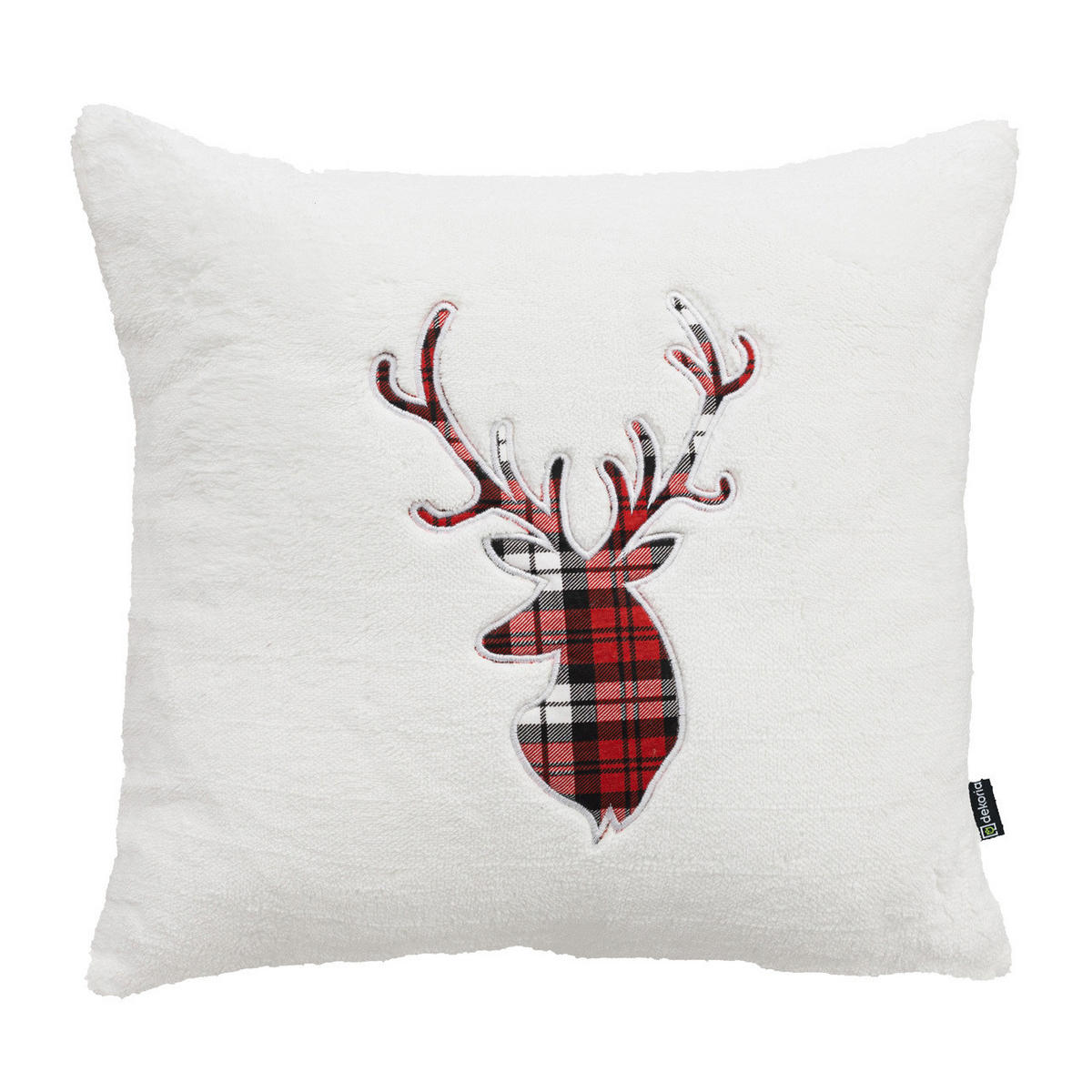 KISSENHÜLLE Plaid Stag 43x43 cm - Rot, Textil (43/1cm) - Dekoria