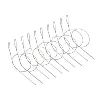 SCHASCHLIK-SPIESSE 10-tlg. - Silberfarben, Metall (1/1/75cm) - Oleio