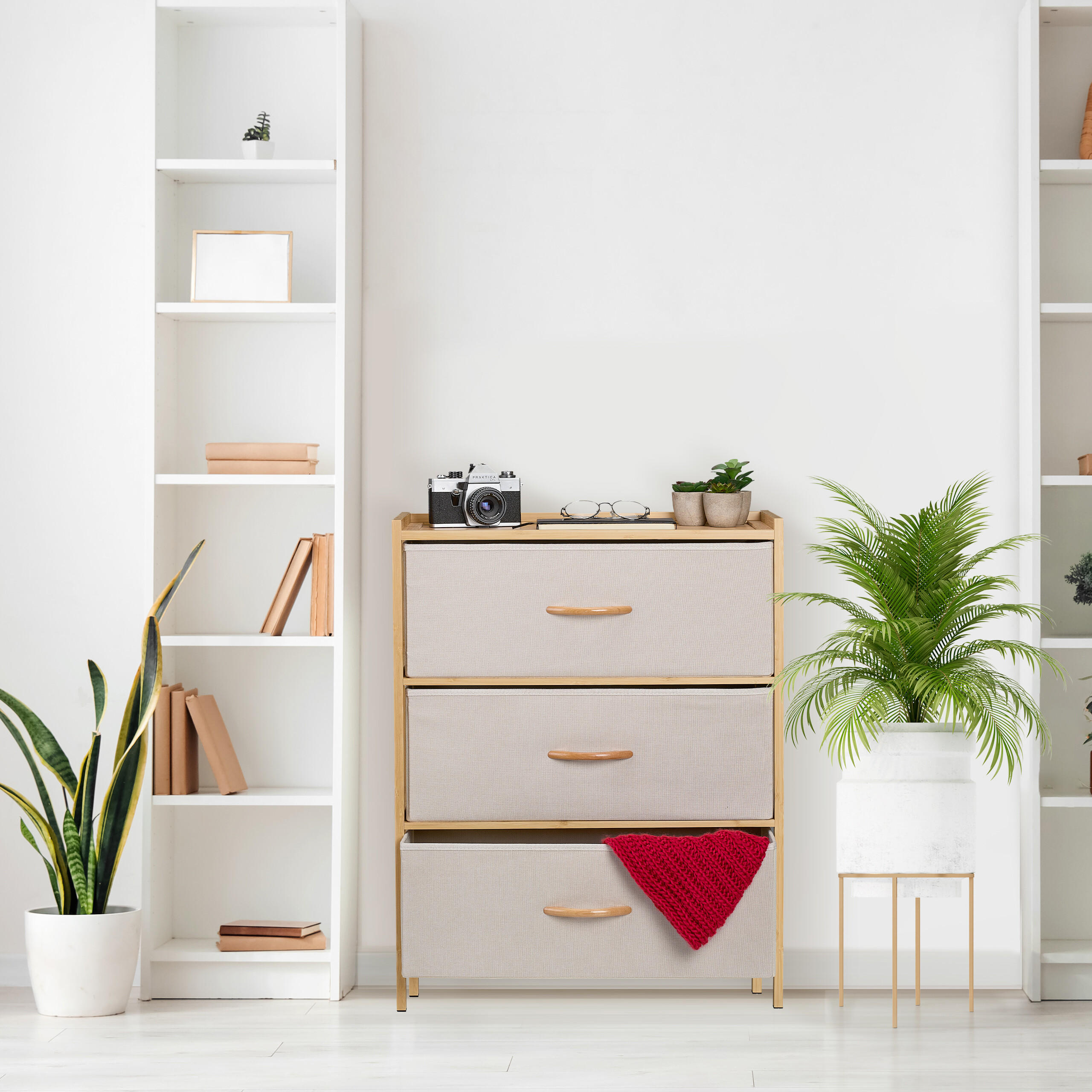 KOMMODE - Multicolor, Holz/Holzwerkstoff (57.5/73/30cm) - Relaxdays