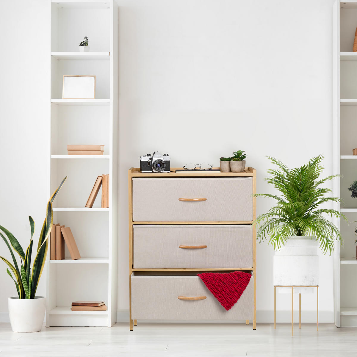 KOMMODE - Multicolor, Holz/Holzwerkstoff (57.5/73/30cm) - Relaxdays