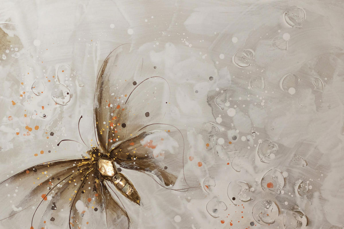 ACRYLBILD HANDGEMALT 120/60 cm - Braun, Holz/Textil (120/60cm) - KUNSTLOFT