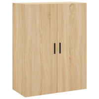 WANDSCHRANK Sonoma-Eiche 69,5x34x90 cm - Braun, Holzwerkstoff (69.5/90/34cm) - furnicato