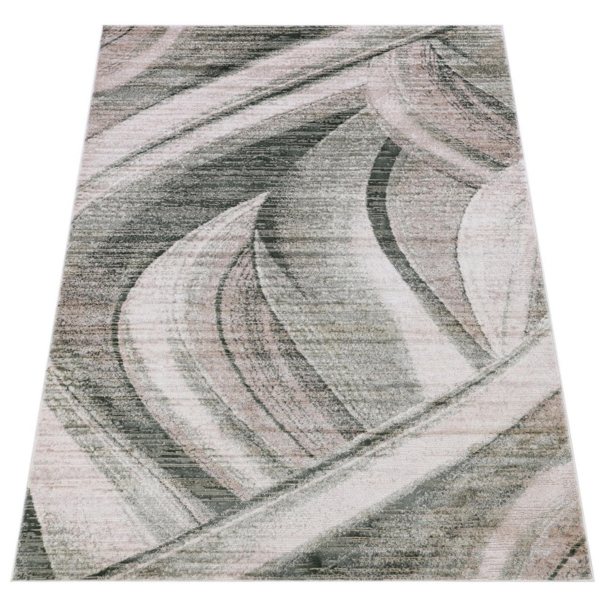 KOBEREC béžový grafitový krémový - 120 x 170 cm - sivá/krémová, textil (120/170cm) - Mazovia