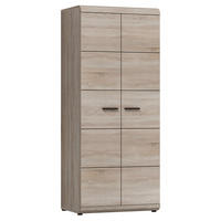 KLEIDERSCHRANK Link G Eiche Sonoma 80 / 54 / 194cm - Braun/Sonoma Eiche, Holz/Holzwerkstoff (80/194/54cm) - Feldmann-Wohnen