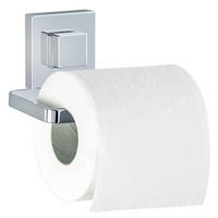 TOILETTENPAPIERHALTER Befestigen ohne bohren 11/14/6 cm - Silberfarben, Metall (14/6/11cm) - Wenko